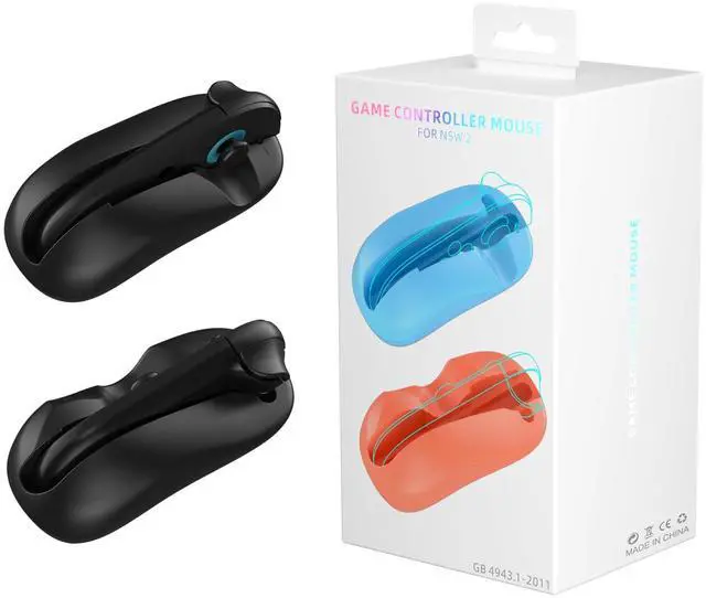 Alt view image 6 of 7 - GAMFAMI Gaming Controller Mouse Adapter for Switch 2, Ergonomic Design, Place-and-Play (2-Pack) (Black A)