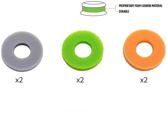 Alt view image 2 of 7 - Precision Rings | Aim Assist Motion Control for PlayStation 4 (PS4), PlayStation 5 (PS5), Xbox One, Xbox Series X & Switch Pro Controller | Mixed Strength