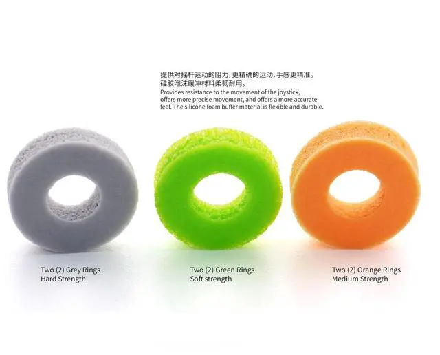 Alt view image 4 of 7 - Precision Rings | Aim Assist Motion Control for PlayStation 4 (PS4), PlayStation 5 (PS5), Xbox One, Xbox Series X & Switch Pro Controller | Mixed Strength