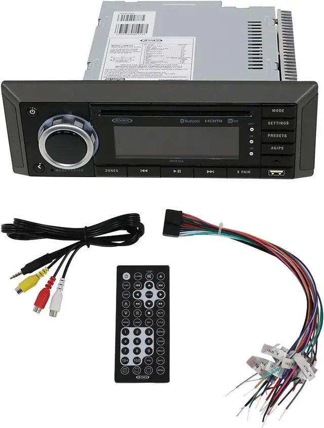 Alt view image 6 of 7 - Jensen JWM70A DVD|USB|AUX|HDMI| App Ready Slimline Wallmount RV Stereo, jControl App, 3-Speaker Zone / 8 Speaker (8x 6W), Bluetooth Streaming Audio (A2DP) & Controls (AVRCP), iPod & iPhone Compatible