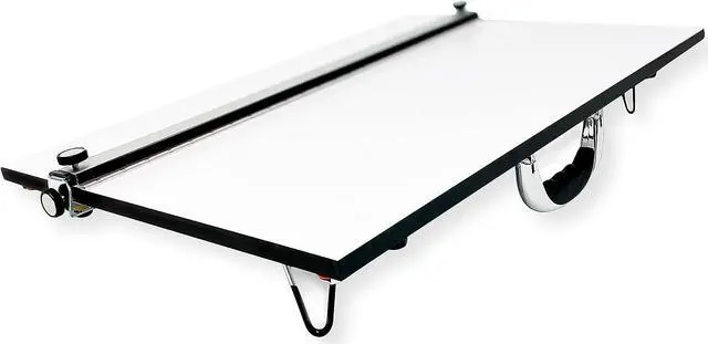 Alt view image 6 of 7 - PROARTek Drafting PK00015 Model PXB24 Portable Drafting Drawing Board 18" x 24"; PXB Series; Adjustable Aluminum Parallel Straightedge; Carry Handle; Architecture Tool for Students and Professionals
