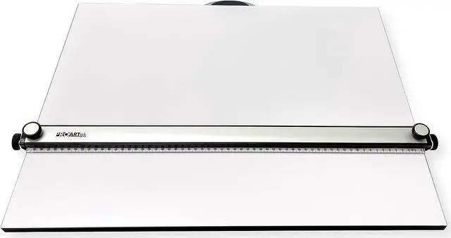 Alt view image 4 of 7 - PROARTek Drafting PK00015 Model PXB24 Portable Drafting Drawing Board 18" x 24"; PXB Series; Adjustable Aluminum Parallel Straightedge; Carry Handle; Architecture Tool for Students and Professionals