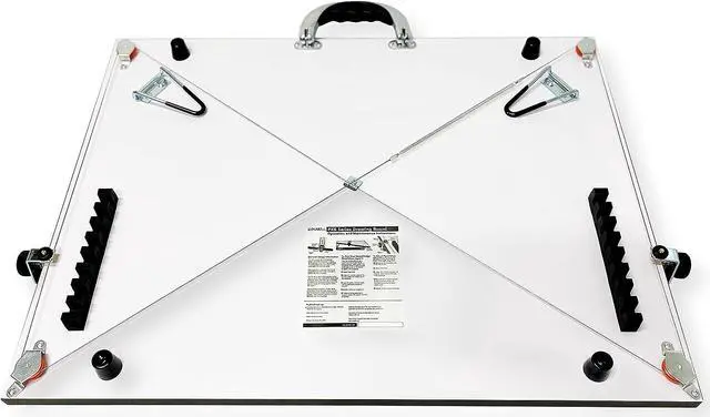 Alt view image 7 of 7 - PROARTek Drafting PK00015 Model PXB24 Portable Drafting Drawing Board 18" x 24"; PXB Series; Adjustable Aluminum Parallel Straightedge; Carry Handle; Architecture Tool for Students and Professionals