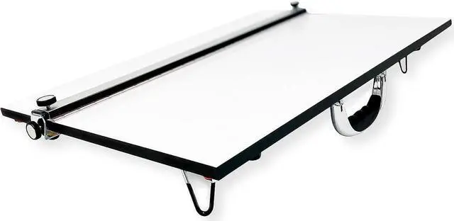 Alt view image 6 of 7 - PROARTek Drafting PK00016 Model PXB26 Portable Drafting Drawing Board 20" x 26"; PXB Series; Adjustable Aluminum Parallel Straightedge; Carry Handle; Architecture Tool for Students and Professionals
