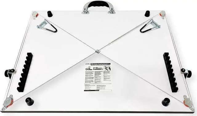Alt view image 7 of 7 - PROARTek Drafting PK00016 Model PXB26 Portable Drafting Drawing Board 20" x 26"; PXB Series; Adjustable Aluminum Parallel Straightedge; Carry Handle; Architecture Tool for Students and Professionals