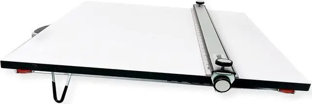 Alt view image 3 of 7 - PROARTek Drafting PK00017 Model PXB31 Portable Drafting Drawing Board 23" x 31"; PXB Series; Adjustable Aluminum Parallel Straightedge; Carry Handle; Architecture Tool for Students and Professionals