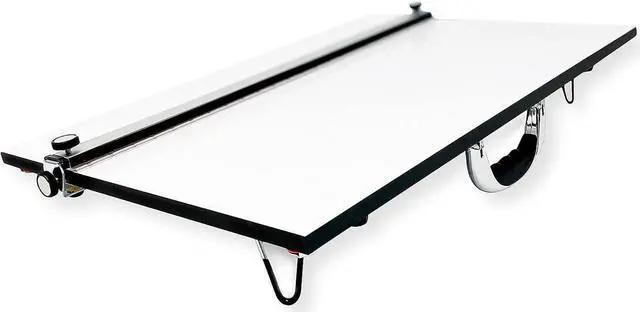 Alt view image 6 of 7 - PROARTek Drafting PK00017 Model PXB31 Portable Drafting Drawing Board 23" x 31"; PXB Series; Adjustable Aluminum Parallel Straightedge; Carry Handle; Architecture Tool for Students and Professionals