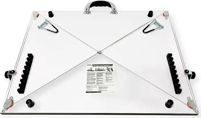 Alt view image 7 of 7 - PROARTek Drafting PK00019 Model PXB42 Portable Drafting Drawing Board 30" x 42"; PXB Series; Adjustable Aluminum Parallel Straightedge; Carry Handle; Architecture Tool for Students and Professionals