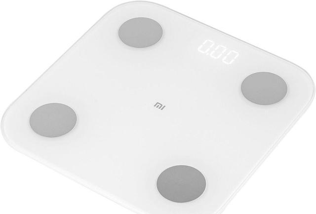 Xiaomi NUN4048GL 2nd Generation BMI Body Fat Mi Smart Body Composition  Scale 2, Bluetooth, Mi Fit App, 13 Precise Data Points Measurements,  Records