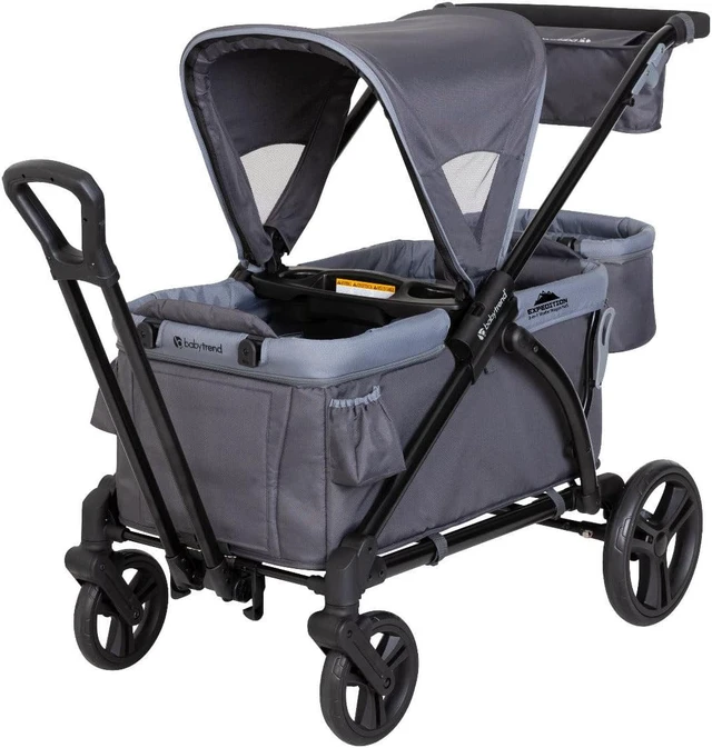 Main image of Baby Trend Expedition 2-in-1 Stroller Wagon PLUS, Ultra Grey