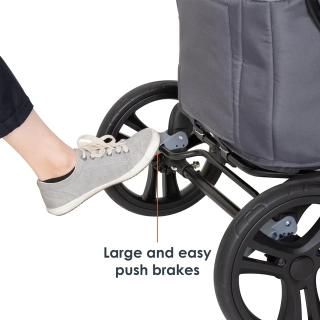 Alt view image 6 of 7 - Baby Trend Expedition 2-in-1 Stroller Wagon PLUS, Ultra Grey