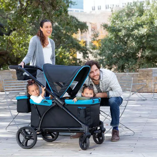 Alt view image 7 of 7 - Baby Trend Expedition 2-in-1 Stroller Wagon PLUS, Ultra Marine
