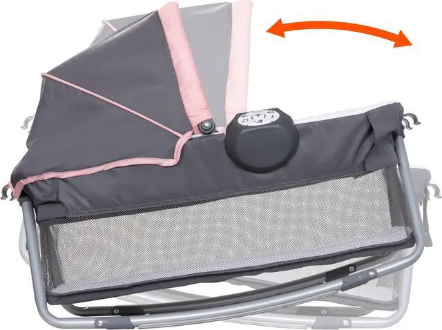 Alt view image 5 of 7 - Baby Trend Lil Snooze Deluxe III Nursery Center Playard, Cozy Pink