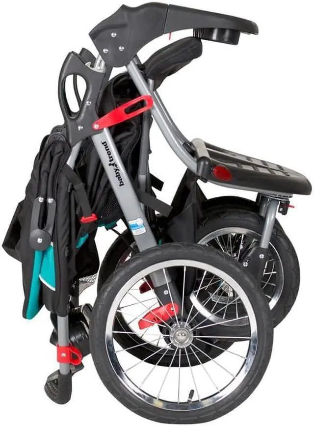 Alt view image 5 of 5 - Baby Trend Navigator Double Jogger Stroller, Tropic
