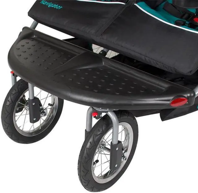 Alt view image 4 of 5 - Baby Trend Navigator Double Jogger Stroller, Tropic