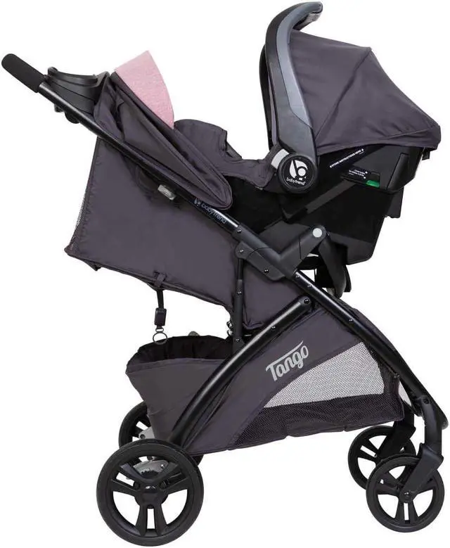 Alt view image 3 of 7 - Baby Trend Tango Stroller Travel System with Ally 35 Infant Car Seat, Cassis