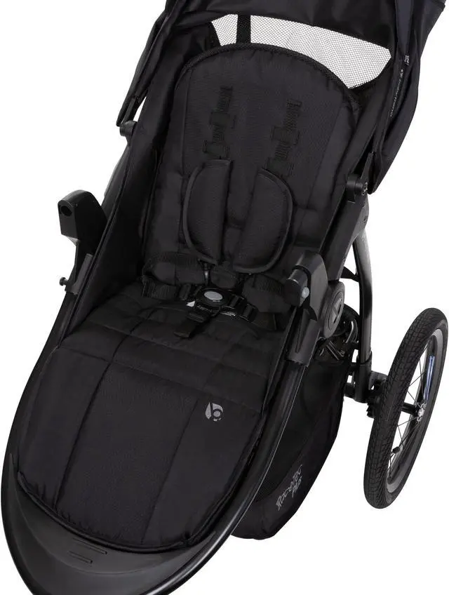 Alt view image 6 of 7 - Baby Trend Expedition® Race Tec PLUS Jogger Travel System with EZ-Lift 35 PLUS Infant Car Seat, Ultra Black