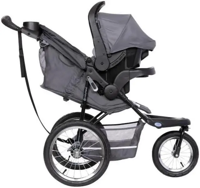Alt view image 4 of 7 - Baby Trend Expedition® Jogger Travel System with EZ-Lift Infant Car Seat, Dash Grey