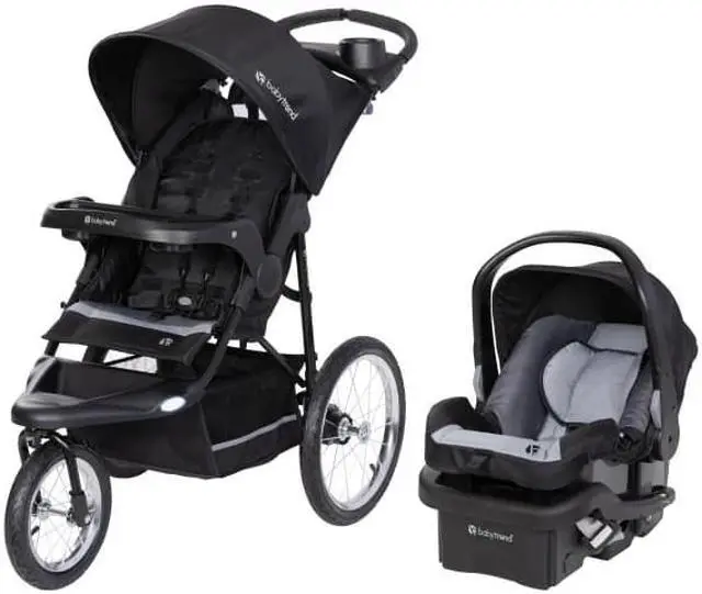 Main image of Baby Trend Expedition® Jogger Travel System with EZ-Lift Infant Car Seat, Dash Black