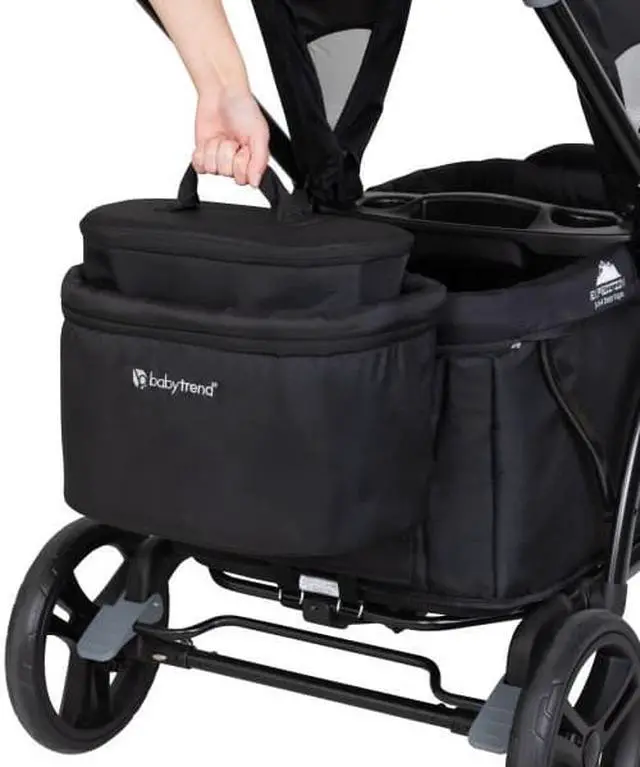 Alt view image 2 of 7 - Baby Trend Stroller Wagon Deluxe Storage Basket, Insulated and Versatile Basket for Expedition and Tour Wagon Models