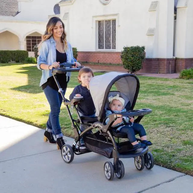 Alt view image 6 of 7 - Baby Trend Sit N' Stand® Ultra Stroller, Phantom