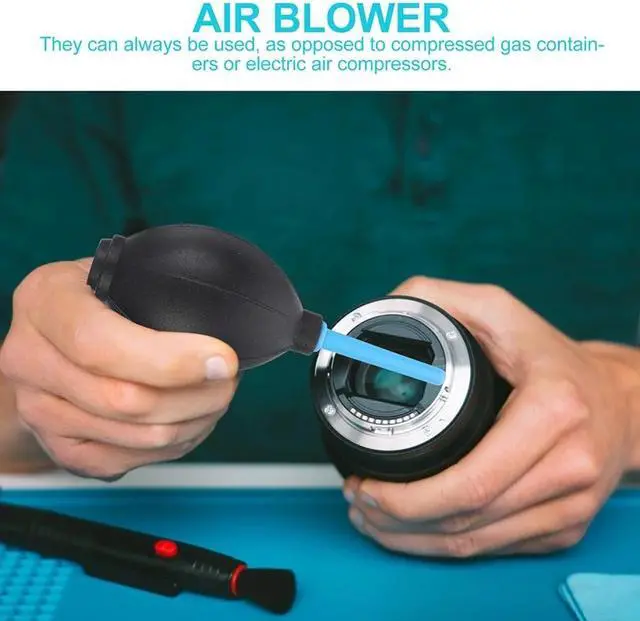 Alt view image 3 of 7 - Compressed Air Duster-3 Gear Adjustable 100000RPM Electric Air Duster with LED Light, Rechargeable Cordless Air Blower for Keyboard Electric Devices Cleaning. Replaces Compressed Air Cans (Black)