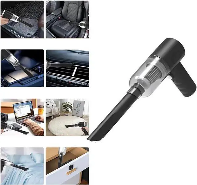 Alt view image 2 of 6 - Compressed Air Duster Air Blower Electric Air Duster for PC Replacement of Canned Air for Car,Office and Home Cleaning,Black One Size