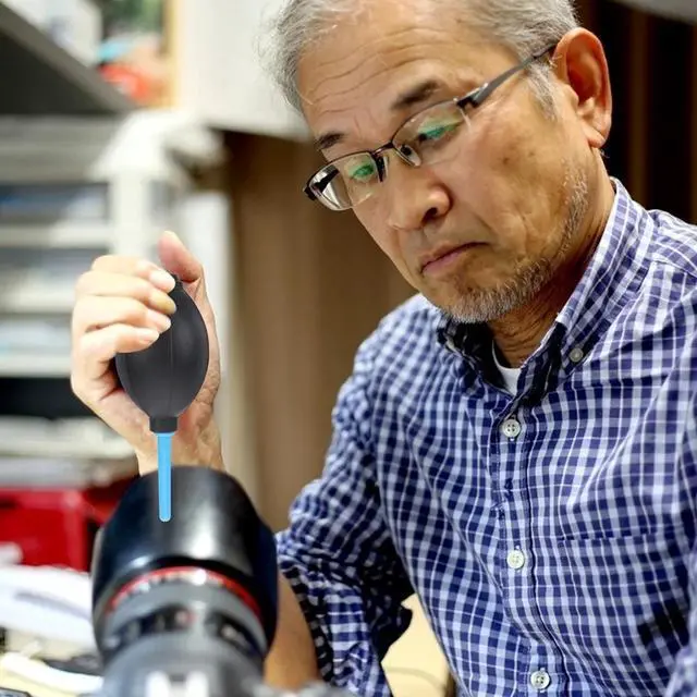 Alt view image 6 of 7 - Compressed Air Duster-3 Gear Adjustable 100000RPM Electric Air Duster with LED Light, Rechargeable Cordless Air Blower for Keyboard Electric Devices Cleaning. Replaces Compressed Air Cans (Black)