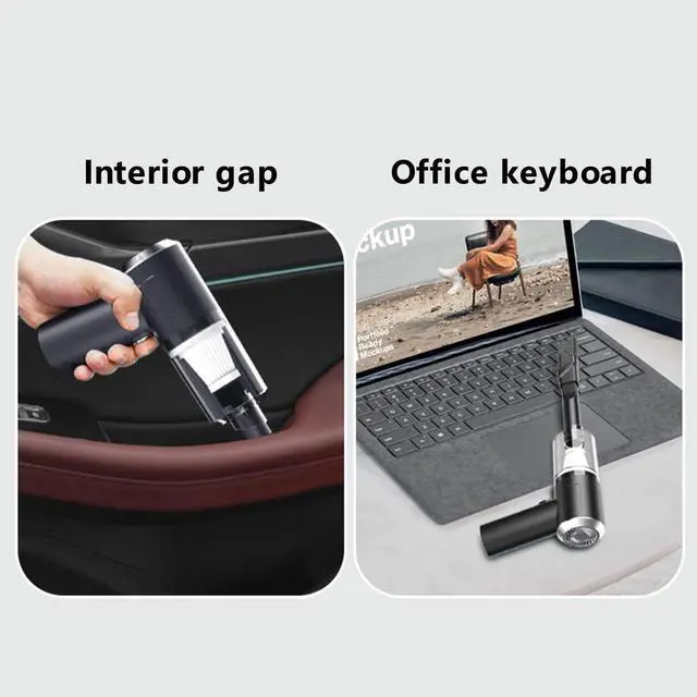 Alt view image 4 of 6 - Compressed Air Duster Air Blower Electric Air Duster for PC Replacement of Canned Air for Car,Office and Home Cleaning,Black One Size