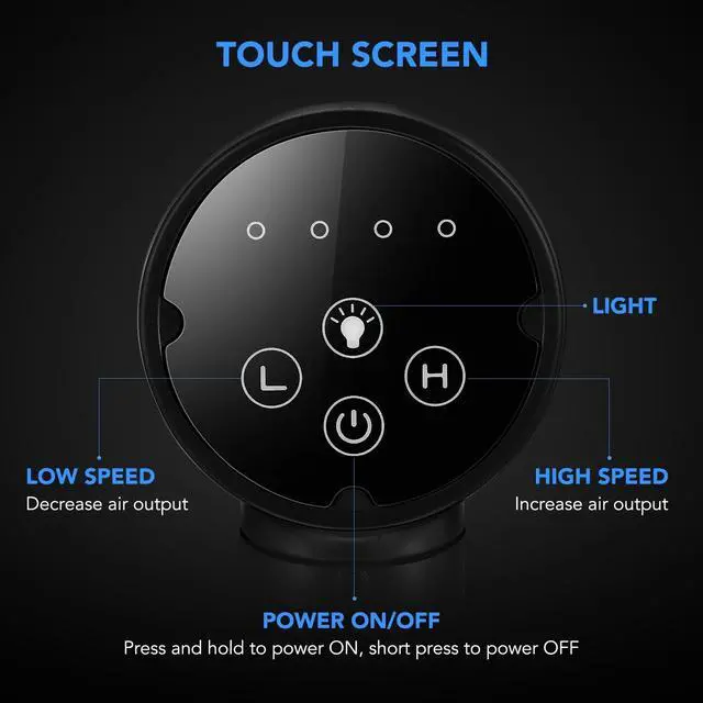 Alt view image 5 of 7 - Compressed Air Duster Cordless Rechargeable Air Cleaner for Electronics Keyboard Car Interior Vent Home