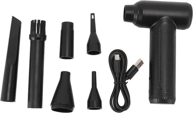 Main image of Portable Compressed Air Duster, 80000RPM Stepless Adjustment Electric Air Duster for Keyboard Cleaner,Rechargeable Air Blower for Office Computers,Dust, Hairs,1100mAh Battery A59942