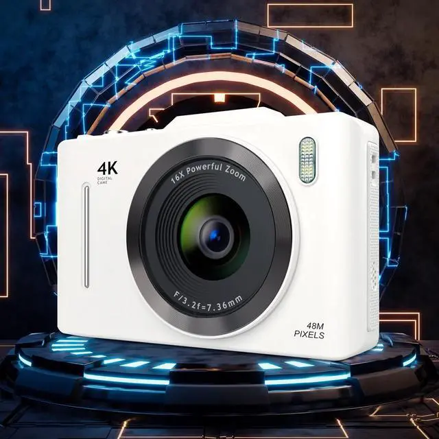 Alt view image 2 of 6 - Digital Cameras Digital Camera Single Camera 2.8-inch 16x Zoom 1080P High-definition Recording Integrated CCD Student Camera