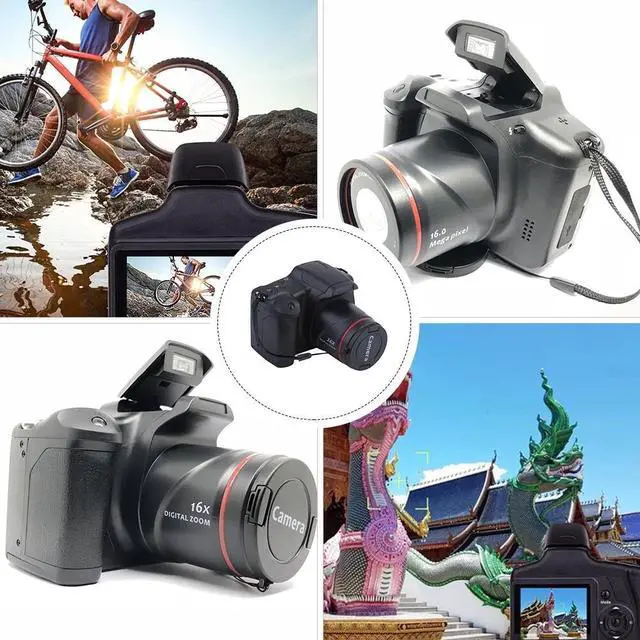 Alt view image 4 of 6 - Digital Camera Full HD Vlogging Camera for YouTube 3 Inch Screen Compact Camera for Beginners Teens Photography-Black