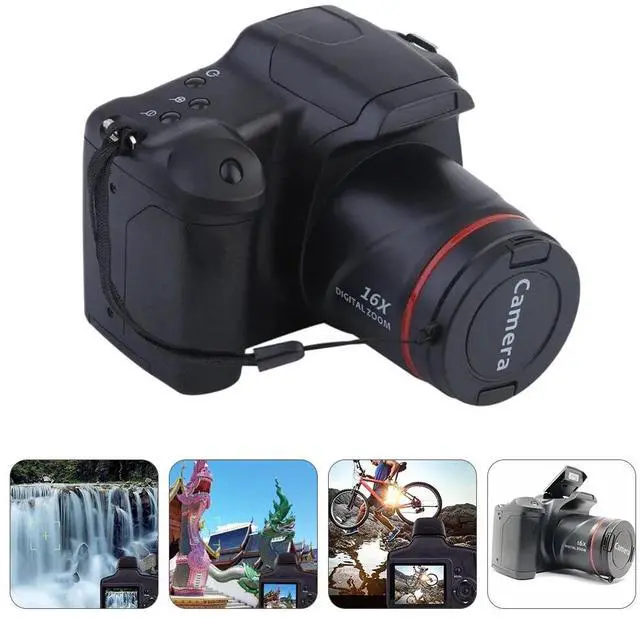 Main image of Digital Camera Full HD Vlogging Camera for YouTube 3 Inch Screen Compact Camera for Beginners Teens Photography-Black