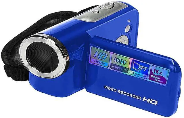 Alt view image 2 of 6 - 16 Million Megapixel Digital Camera, 2.0 Inch TFT LCD Student Camera, Ideal Gift for Beginners, Compact Design with Easy-to-Use Features, Great for Kids | ABS, Blue