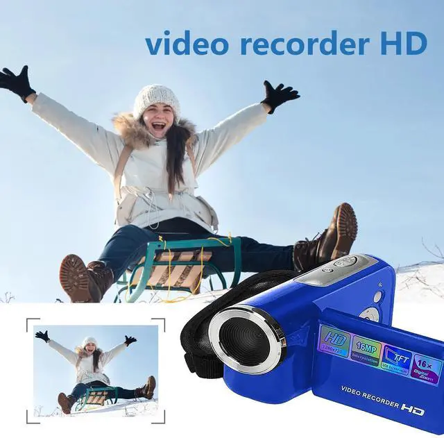 Alt view image 3 of 6 - 16 Million Megapixel Digital Camera, 2.0 Inch TFT LCD Student Camera, Ideal Gift for Beginners, Compact Design with Easy-to-Use Features, Great for Kids | ABS, Blue