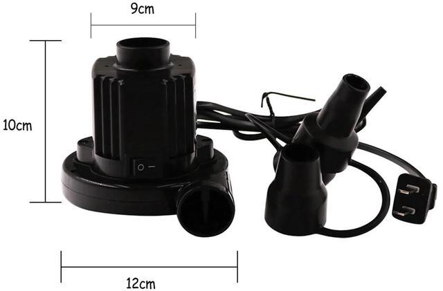 Alt view image 3 of 7 - Air Pump for Inflatables Air Mattress Pump Air Bed Pool Toy Raft Boat Electric Pump