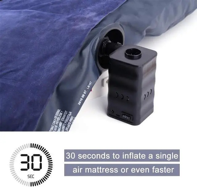 Alt view image 2 of 7 - Electric Air Pump - Portable Quick-Fill Inflator/Deflator Pumps, Air Mattress Pump for Inflatables Paddling Pools,Swimming Ring AC/110V