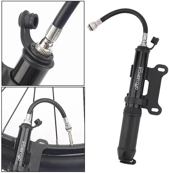 Main image of Portable Air Pump 100 PSI High Pressure Hand Inflator for Inflatable Beds Air Cushion Soccer Balls Basketballs Air Mattresses