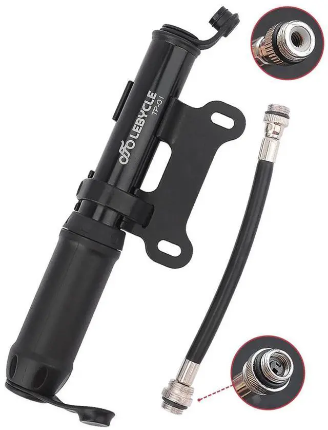 Alt view image 3 of 6 - Portable Air Pump 100 PSI High Pressure Hand Inflator for Inflatable Beds Air Cushion Soccer Balls Basketballs Air Mattresses