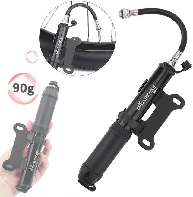 Alt view image 4 of 6 - Portable Air Pump 100 PSI High Pressure Hand Inflator for Inflatable Beds Air Cushion Soccer Balls Basketballs Air Mattresses