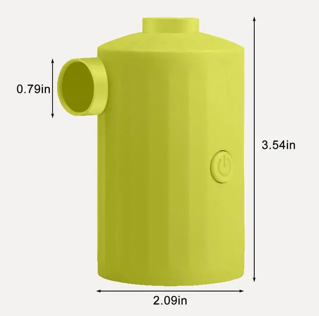 Alt view image 3 of 6 - Electric Air Pump, Rechargeable Battery Air Mattress Pump, Portable Quick-Fill Inflator/Deflator Pumps With 3600mAh For Camping Inflatable Cushions