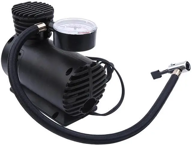 Alt view image 6 of 6 - Portable Infaltor Pump, Air Compressor for Bicycles, Car, Motorcycle, Inflatable Boats, Mini Air Compressor Electric Tire Infaltor Pump 12 V Car 300 PSI