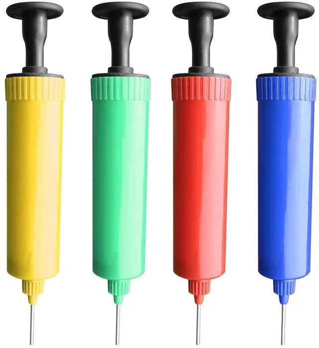 Alt view image 3 of 6 - 4Pcs Ball Compact Portable Air Pump for Soccer Sports Balls Volleyball Random Color