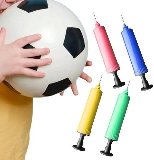 Alt view image 4 of 6 - 4Pcs Ball Compact Portable Air Pump for Soccer Sports Balls Volleyball Random Color