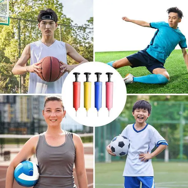Alt view image 6 of 6 - 4Pcs Ball Compact Portable Air Pump for Soccer Sports Balls Volleyball Random Color