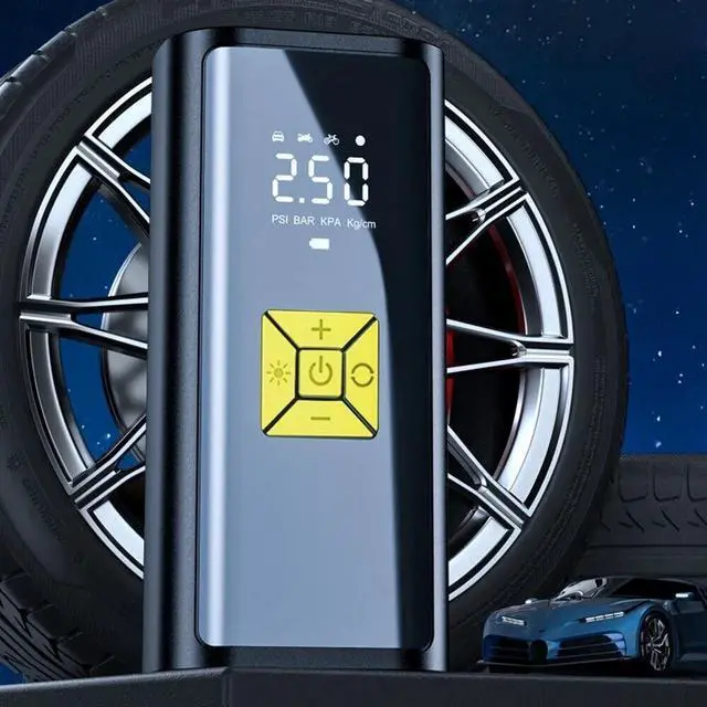 Alt view image 2 of 6 - 150 PSI Digital Tire Inflator Car Air Pump Compressor Electric Portable Auto 12V