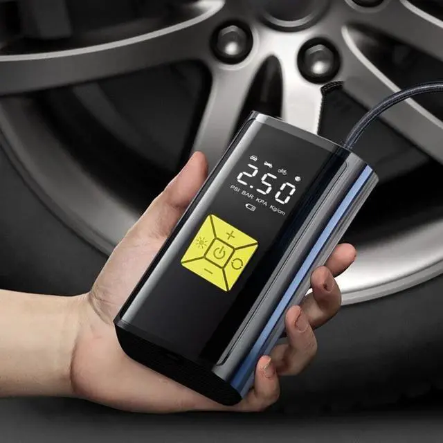 Alt view image 4 of 6 - 150 PSI Digital Tire Inflator Car Air Pump Compressor Electric Portable Auto 12V