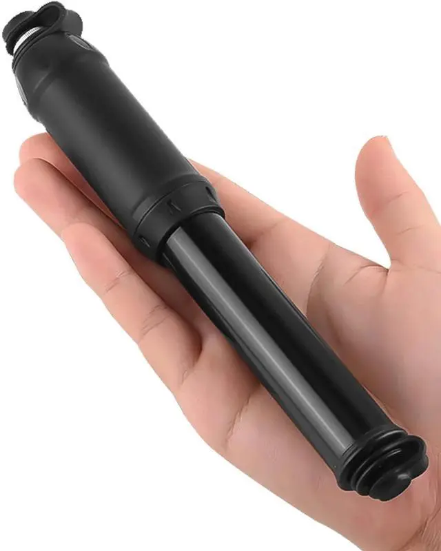 Main image of Mini Bike Pump for All Bike Tires with Presta to Schrader Valve Cable, Retail Packaging