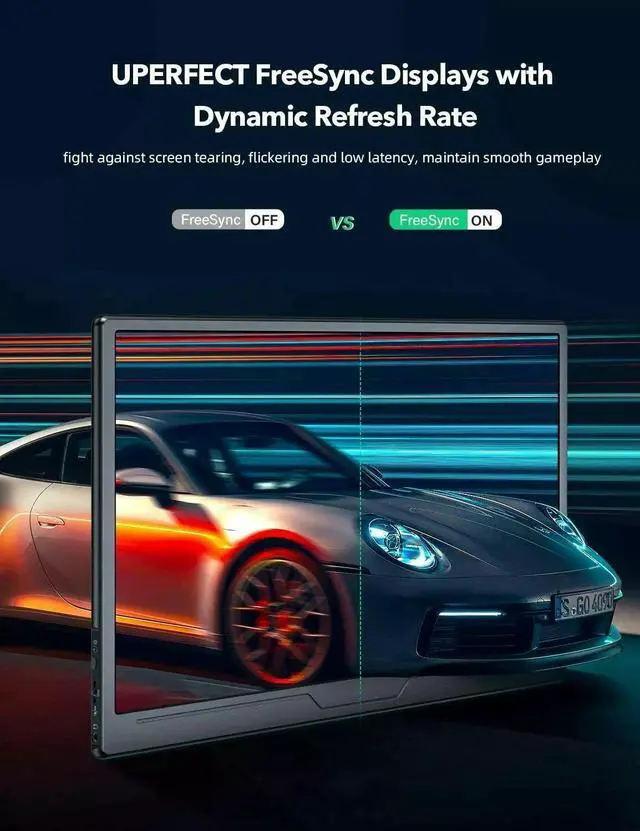 Alt view image 7 of 7 - NEWSOUL 4K Portable Monitor, 15.6'' UHD IPS 3840 x 2160 USB C Monitor For Laptop Macbook